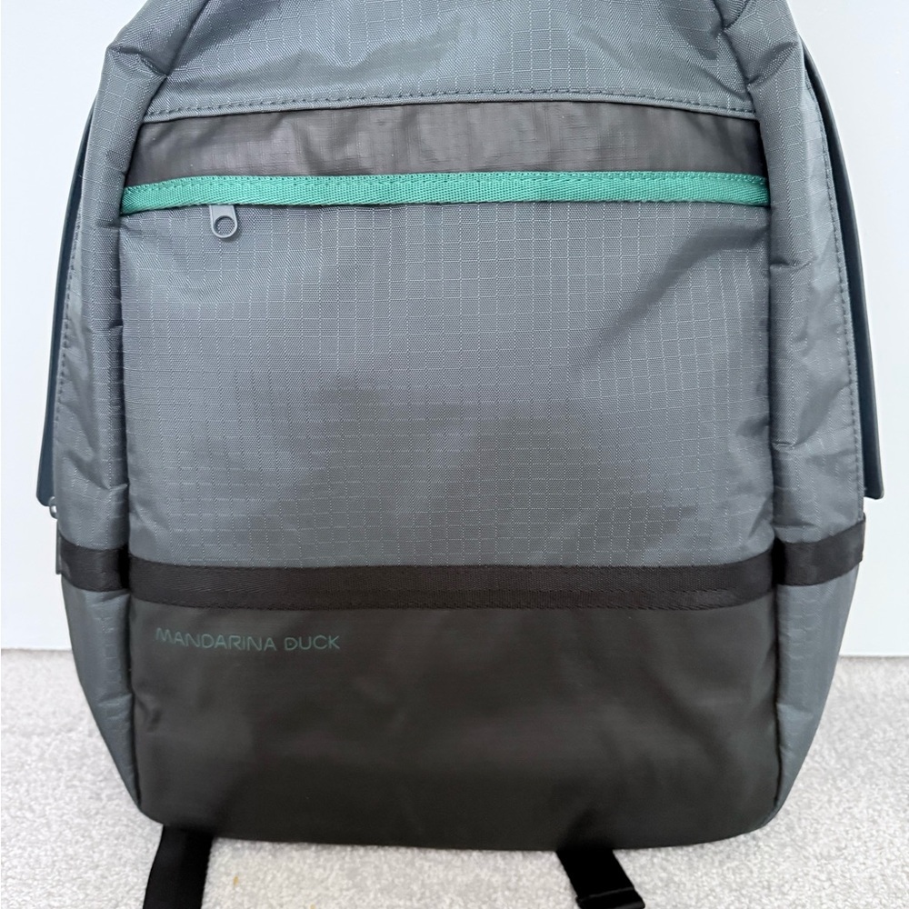 Gray and Black Women's Backpack